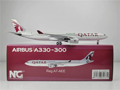 NG Models QATAR Airways for Airbus A330-300 A7-AEE 1:400 Plane Pre-built Model