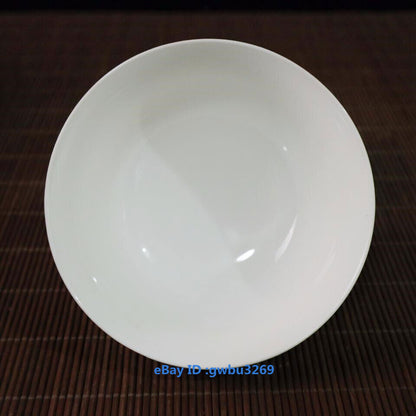 Vintage Chinese Porcelain Hand-painted Flower Bowl W Qianlong Mark