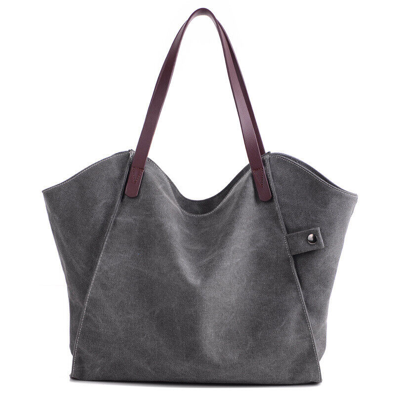 CELELA Women Canvas Extra Large Shoulder Handbag Bag For Shopping Travel
