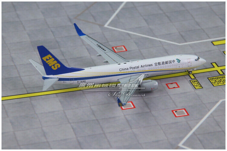 1:400 JC Wings EMS China Postal Airlines BOEING 737-800 Airplane Diecast Model