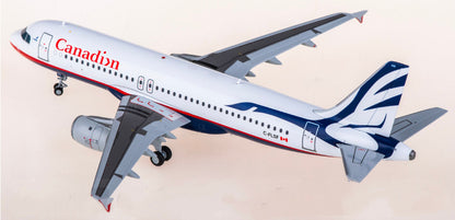 1:200 JC Wings Canadian Airlines Airbus A320 Passenger Diecast Airplane Model