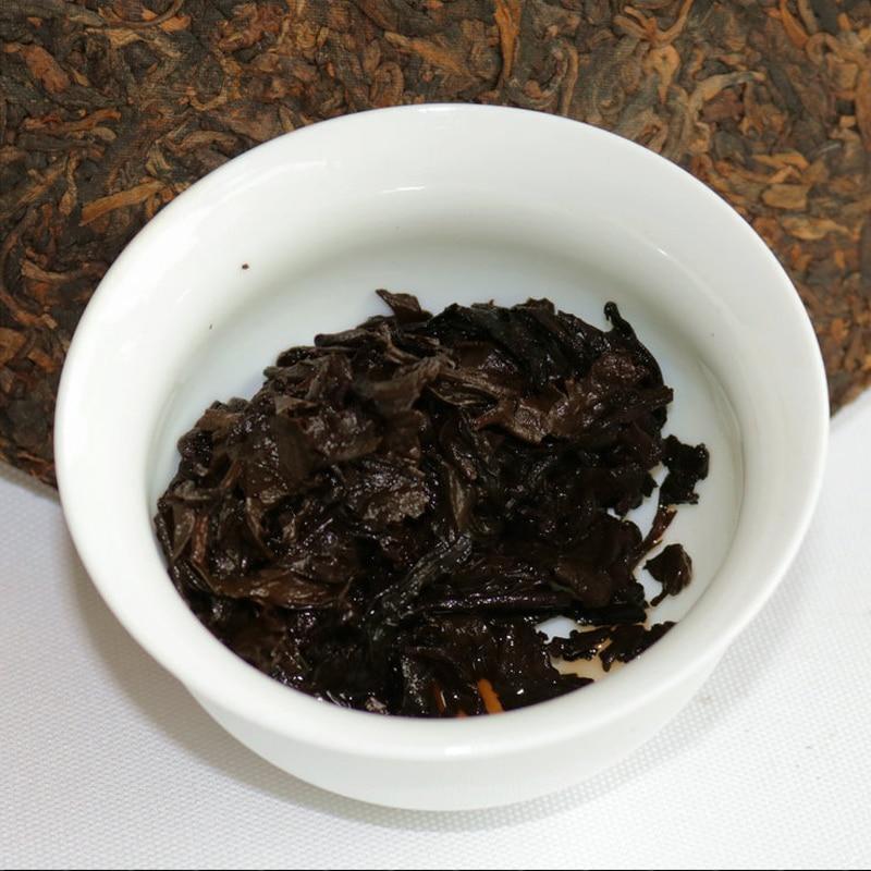 357g Ripe Puer Tea Menghai "Hekai Aged Tea" High Mountain Handamade Shu Puerh