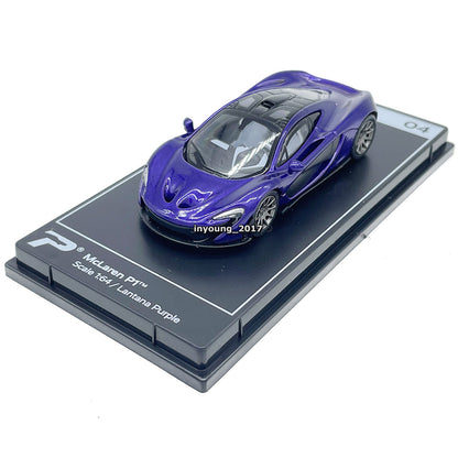 1/64 2013 Mclaren P1 Model Toy Car Diecast Toy Vehicle for Kids Adults Purple