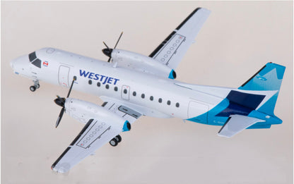 1:200 GeminiJets WestJet Saab 340B Passenger Diecast Aircraft Model