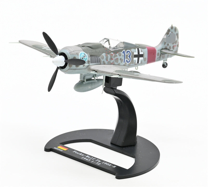 PLANES Germany for Focke FW 190A-8 1945 1/72 DIECAST Aircraft Pre-built Model