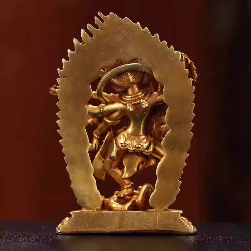 Brass Kurukulla Statue Tibetan Nepal Buddhist Master