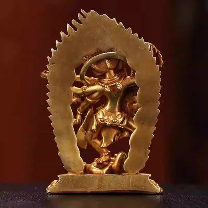 Brass Kurukulla Statue Tibetan Nepal Buddhist Master