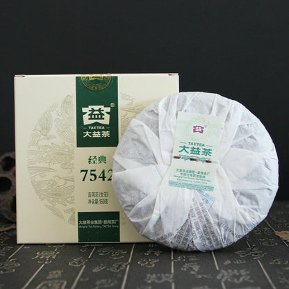 Classical 7542 * 2018 Yunnan Menghai Dayi Raw Puer Tea 150g Shen Puerh 1801