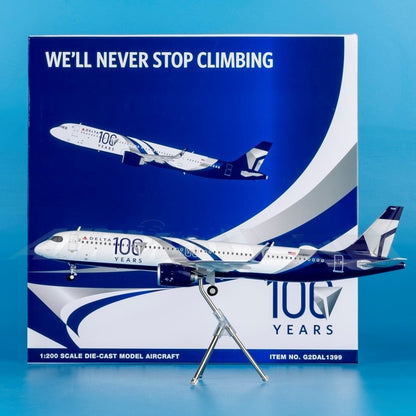1:200 Geminijets Delta Air Lines Airbus A321neo Passenger Plane Diecast Model