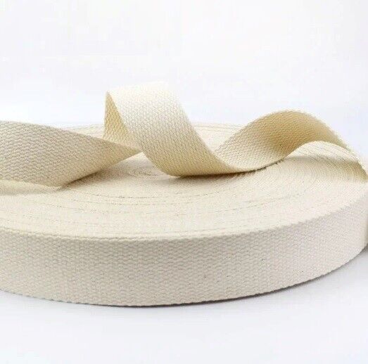 Belt Strapping 9Meter Polyester Cotton DIY Webbing Ribbon Backpack Strap 20~50mm
