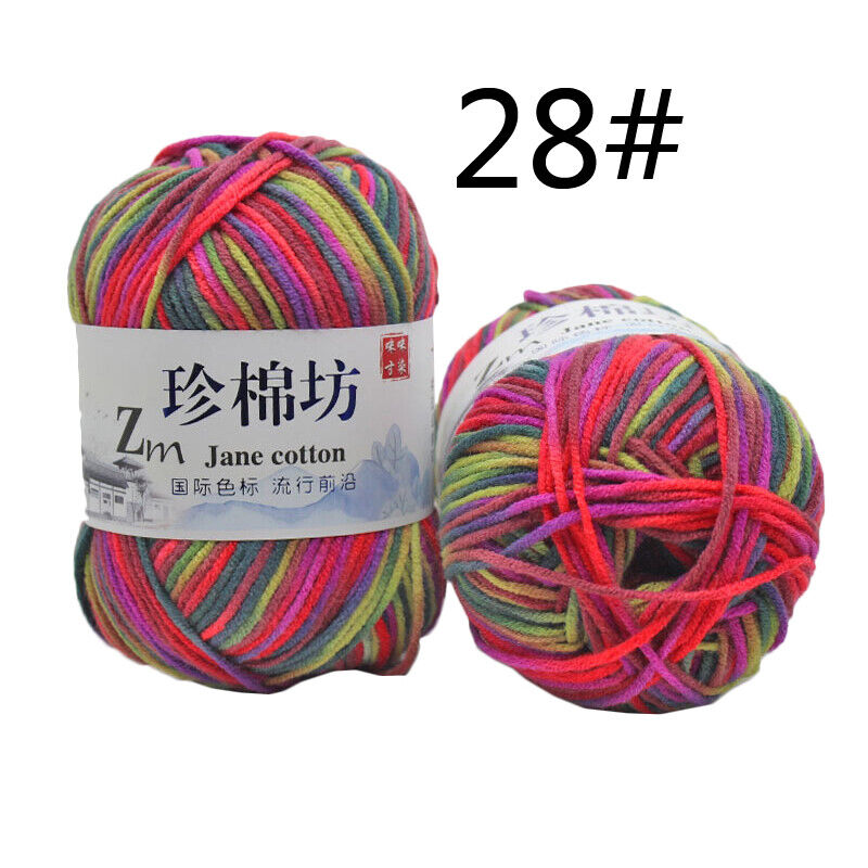 Hot Sale 50g Soft Crochet Yarn DIY Hand Milk Baby Cotton Knitting Wool Yarn