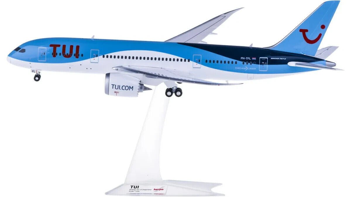 1:200 29CM Herpa TUI Dream Liner BOEING 787-8 Passenger Plane ABS Plastic Model