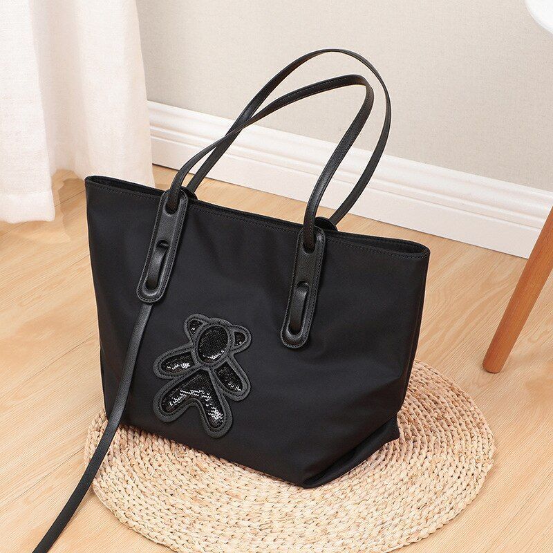Women Handbag Single Shoulder Luxury Large Canvas Travel Tote Bag 18*27*27.5 CM