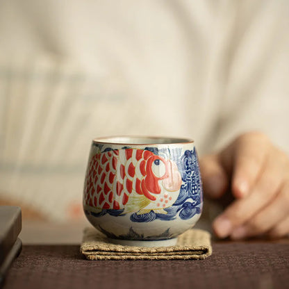 1 Pc Chinese Ceramic Tea Cup Handmade Teacup Tea Bowl Cup Tea Set Accessories