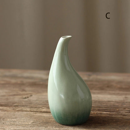 Simple Ceramic Vase Decoration, Table Decoration, Hydroponic Plant Small Vase