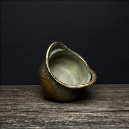Old China Pure Bronze Carving Islam Islamism Incense Burner Censer