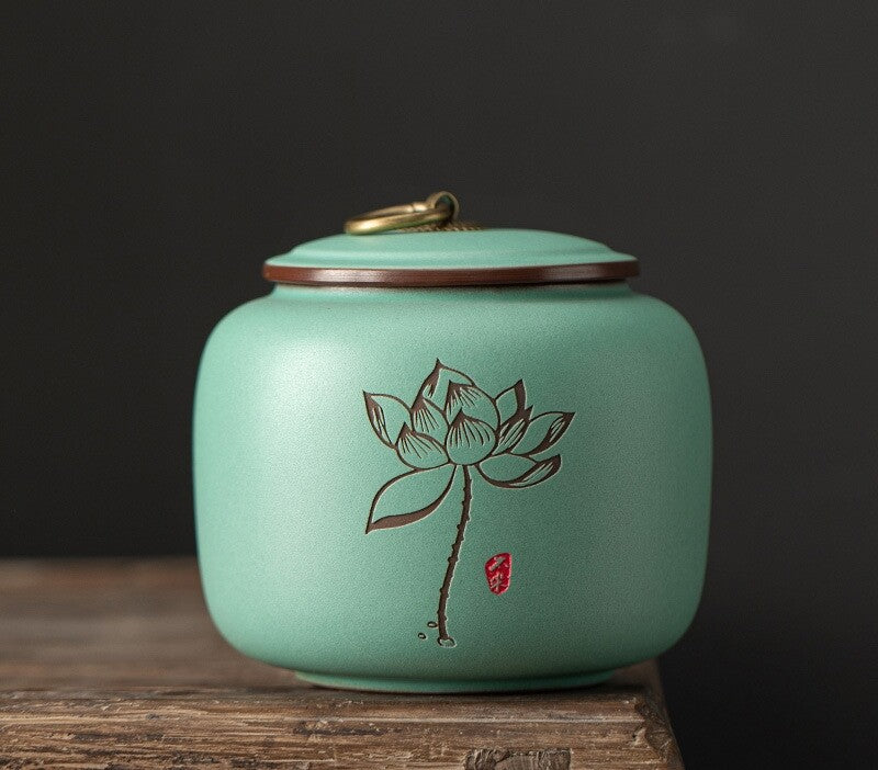 Sealed Canister For Loose Tea Real Yixing Zisha Purple Clay Jar With Lid Small