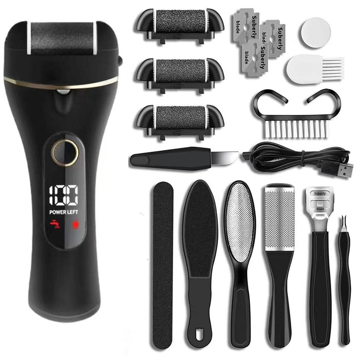Electric Foot Grinder Dead Skin Callus Remover Trimming Automatic Peeling Foot
