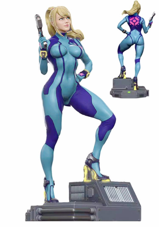 1/24 resin figure model Galaxy Female Warrior 3D Printing unassembled unpainted