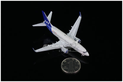 1:400 GeminiJets SAS BOEING B737-700W Airplane Diecast Plane Aircraft Model