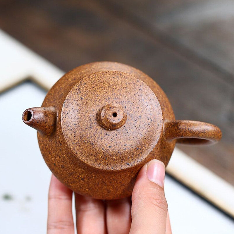 Chinese Tea Pot Real Yixing Zisha Teapot Duan Clay Pan Pot Marked Handmade Pots
