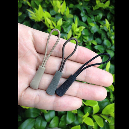 10PCS EDC Zipper Pulls Cord Rope Ends Lock Zip Clip Buckle For Bags -ca