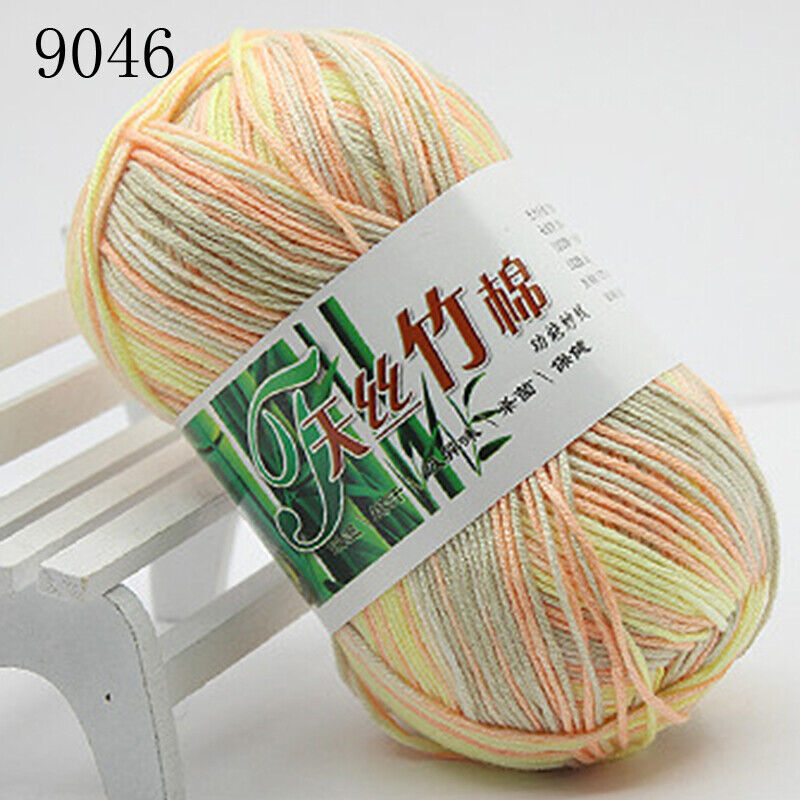 Hot Sale 50g Soft Bamboo Crochet Cotton Yarn Knitting Baby Knit Wool Yarn
