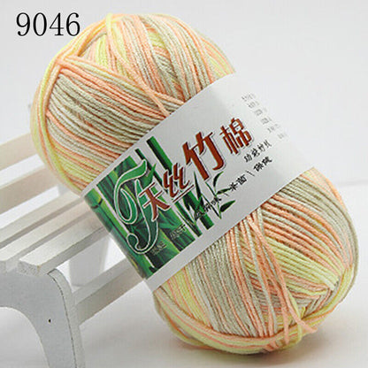 Hot Sale 50g Soft Bamboo Crochet Cotton Yarn Knitting Baby Knit Wool Yarn