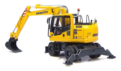 1:50 PW148-10 Multifunction Wheeled Excavator Construction Machine Diecast Model