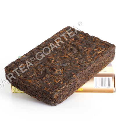 2012 yr 250g Yunnan Puer Puerh Tea Bulang Mount Aged Golden Ripe Brick Pu'er Tea-