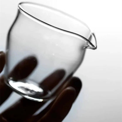Glass Transparent Fairness Cup 150ml 5.1oz Chinese Kung Fu Tea Set Tea Pitcher