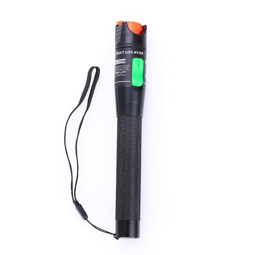 30mw Metal Fiber Optic Cable Tester Red Light Source Visual Fault Locator