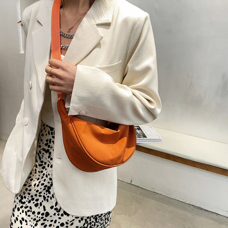 Canvas Crossbody Bag For Women Portable Chest Bag Shoulder Cross Body Bag