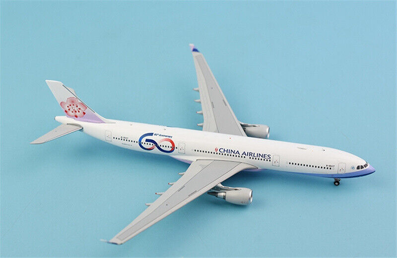 JC Wings China Airlines For Airbus A330-300 B-18317 60th Anniversay 1/400 plane