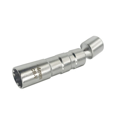 14mm Thin Wall Magnetic Swivel Spark Plug Socket 8 inch Drive 12 Point