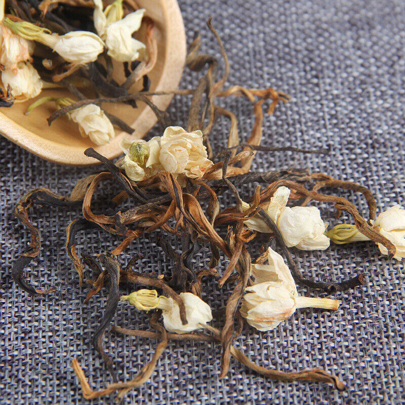 500g Dian Hong Tea Jasmine Black Tea Fengqing Yunnan Leaves Red Gold Buds Bulk