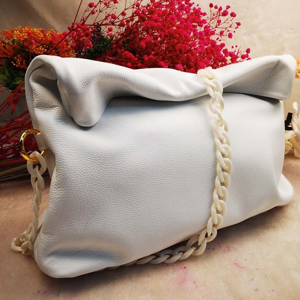 Handbag Mobile Phone Pockets Portable Leather Purse 32*28 CM Accessories Cowhide