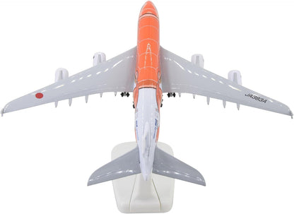 1:400 18cm A380 ANA Sea Turtle Metal Airplane Model Plane Toy Plane Model Orange