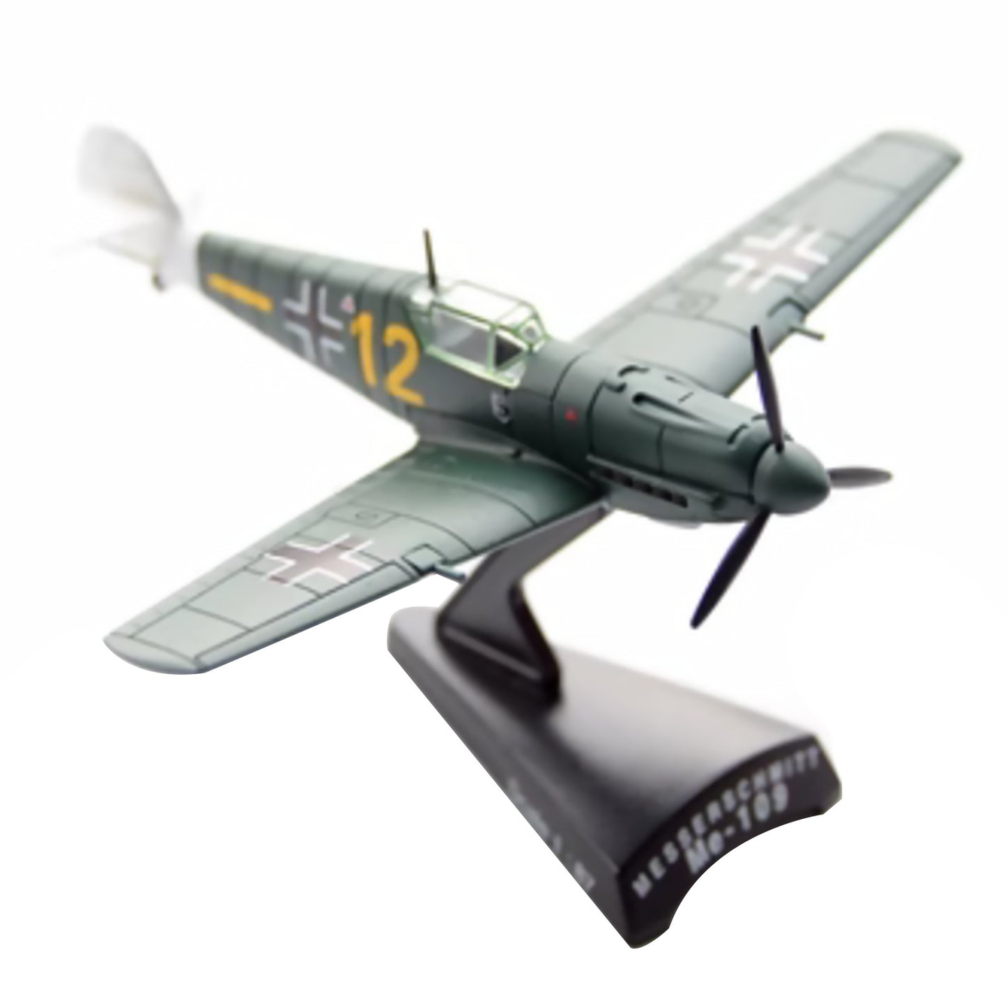 1:100 Scale Germany Messerschmitt BF109E Fighter Aircraft Alloy Model Souvenir