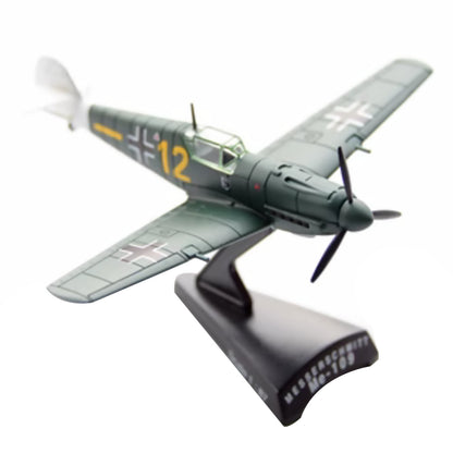 1:100 Scale Germany Messerschmitt BF109E Fighter Aircraft Alloy Model Souvenir