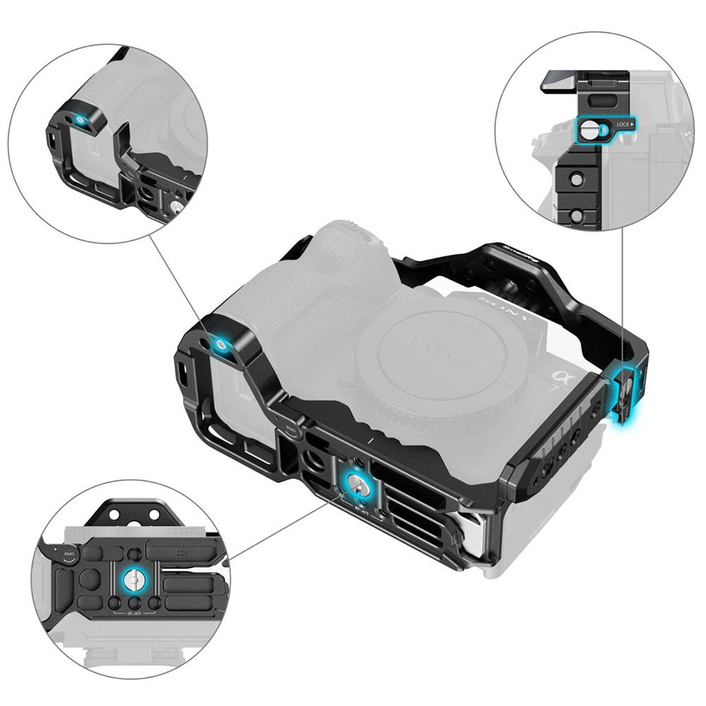 SmallRig Full Camera Cage for Sony Alpha 7R V / 7 IV / 7S III / 1 / 7R IV / 7 V