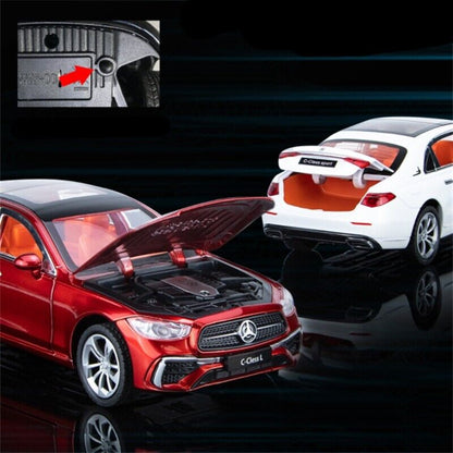 1:24 Benz C-Class L C260 Alloy Model Car Diecast Sound Light Kids Gift Toy
