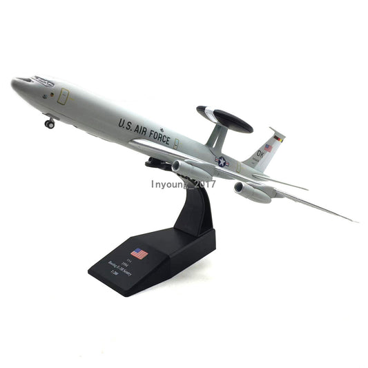 1/200 Boeing E-3 Sentry AWACS Airplane Model Diecast Military Aircraft Model