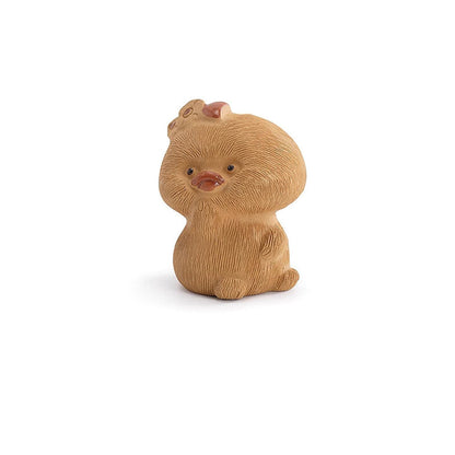 Purple Sands Duckling Tea Pet 5.8cm Kung Fu Tea Tray Accessories Tea Ceremony