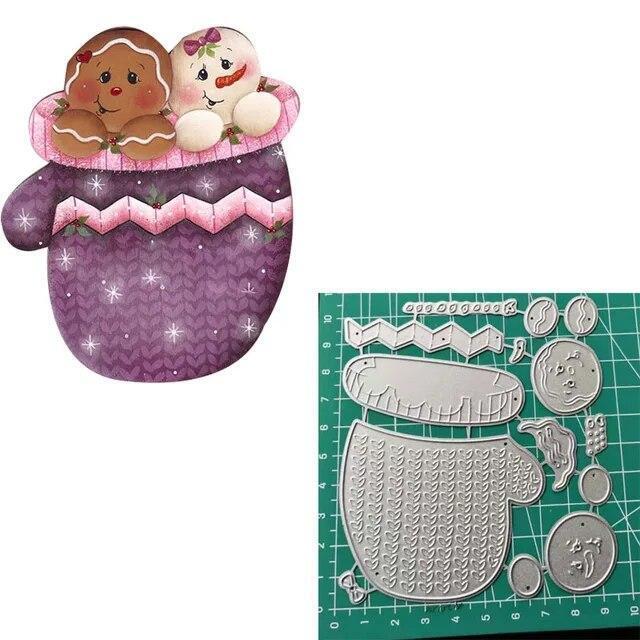 Cutting Dies Gingerbread Layering Dies Craft Scrapbooking Card Making