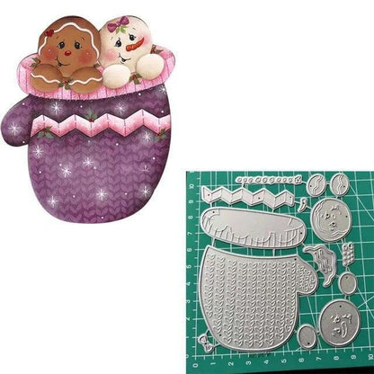 Cutting Dies Gingerbread Layering Dies Craft Scrapbooking Card Making
