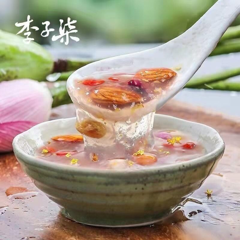 Lotus Root Powder Soup Mix Chinese Asian Soup Dried Chia Seeds Osmanthus 258g