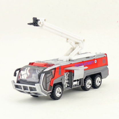 1/50 Airport Fire Truck Pull Back Sound & Light Aviation Fire Car Toys Model