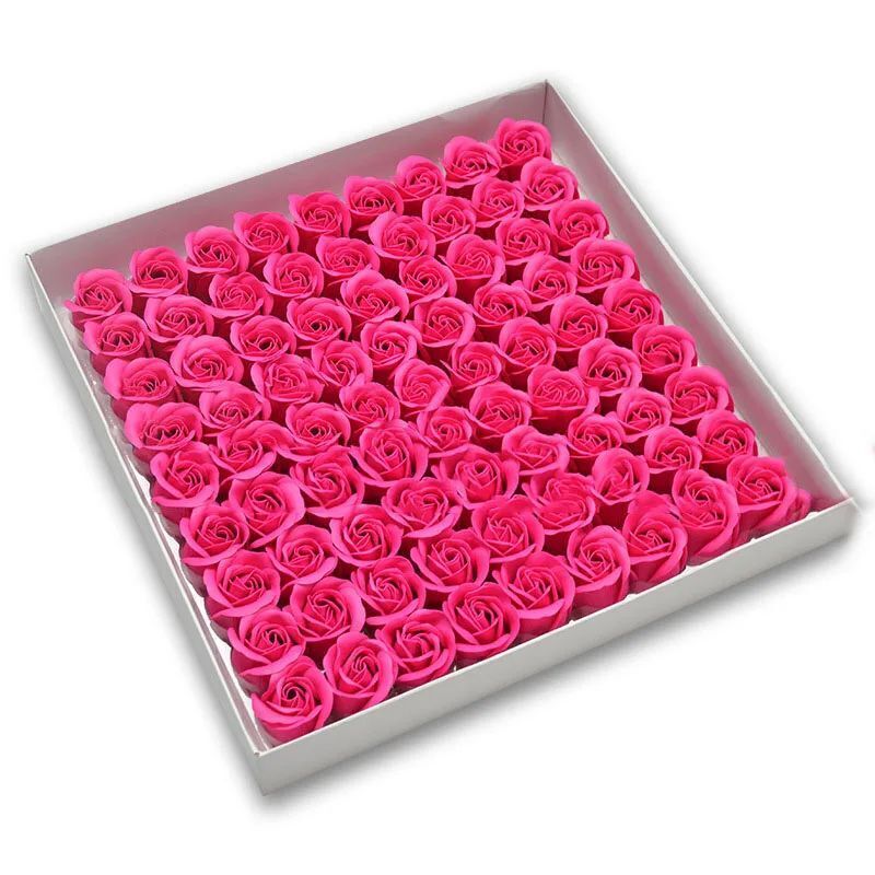 Bath Soap 81Pcs Lot Rose Flower Body Floral Scented Valentines Day Gift Holding