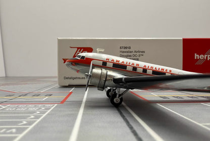 1:200 Herpa HAWAIIAN AIRLINES Douglas DC-3 Aircraft Plane Diecast Airplane Model